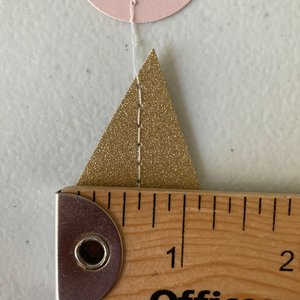 Bridal Shower Decoration, Blush and Gold Raindrop Garland, Pink Raindrop Bunting, Elegant Bridal Shower Backdrop, Blush Pink Gold Wedding