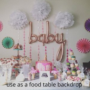 Neutral Baby Sprinkle Garland, Pastel Raindrop Garland, Neutral Baby Shower Decor, Spring Bridal Shower Raindrop Garland, Spring color drops