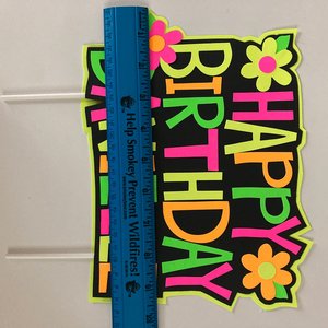 Neon Cake Topper, Girl Glow Party, Retro Birthday Cake, Glow Party Supplies, Personalized Cake Topper, 80s Birthday, Flower Cake Decor