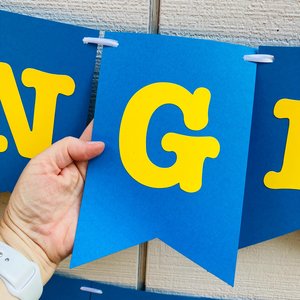 Ucla Graduation Banner, Congrats Banner, Blue and yellow Graduation Decor, Graduation Party Backdrop, University of California Los Angeles