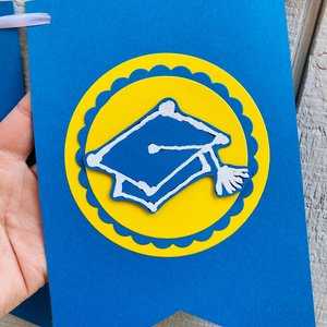 Ucla Graduation Banner, Congrats Banner, Blue and yellow Graduation Decor, Graduation Party Backdrop, University of California Los Angeles