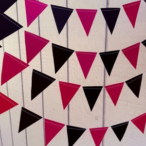 Red and Black Back to School Party Garland, San Diego State Dorm Decor, College Send Off Party Decor, Oklahoma State, Farewell Gift