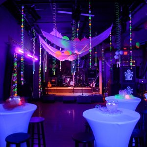 Glow Party Decorations, 15-foot Neon Garland, UV Reflective Neon Party Decor, Sweet 16 Glow Party, Teen Neon Dance Party, Black Light Party