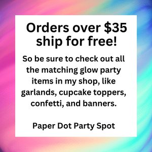 Custom Saying Neon Cake Topper, Glow Party Decoration, Blacklight Cake decor with any wording, Rave Party, Retro Glow in the Dark Decor