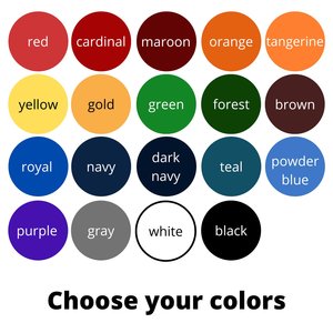 Navy and gold graduation cake topper, personalized Congratulations cake sign with name, University of California decor, U of Michigan