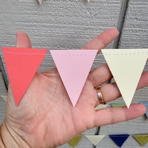 Custom Wedding Bunting, Handmade Paper Garland
