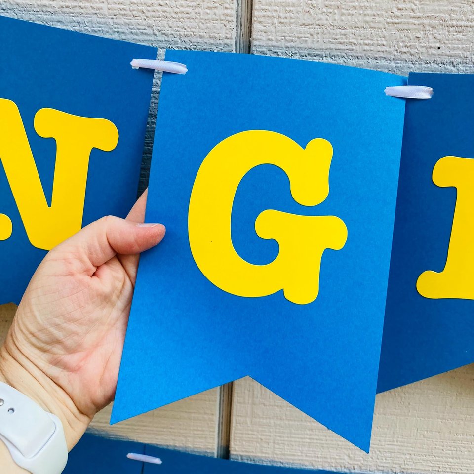 Ucla Graduation Banner, Congrats Banner, Blue and yellow Graduation Decor, Graduation Party Backdrop, University of California Los Angeles