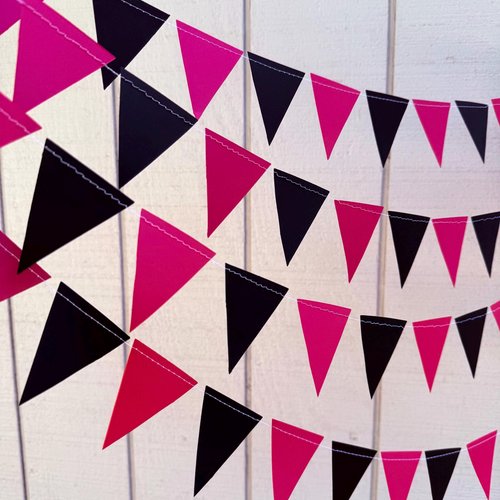 Red and Black Back to School Party Garland, San Diego State Dorm Decor, College Send Off Party Decor, Oklahoma State, Farewell Gift